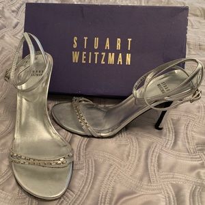 Stuart Weitzman Tempt Silver Kid